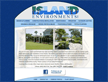 Tablet Screenshot of islandenvironments.com